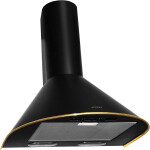 Каминная вытяжка Elikor Эпсилон 60П-430-П3Л чёрный/бронза