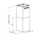 Каминная вытяжка Maunfeld Bath 401 золотой