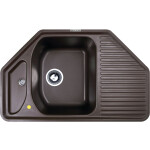 Кухонная мойка Zigmund & Shtain ECKIG 800 швейцарский шоколад