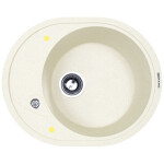 Кухонная мойка Zigmund & Shtain Kreis OV 575 каменная соль