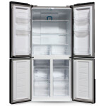 Холодильник Ginzzu NFK-500 белое стекло