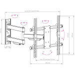 Кронштейн для телевизора Arm Media Paramount-40 черный