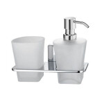 Держатель дозатора и стакана WasserKraft Leine K-5089