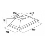 Встраиваемая вытяжка Delonghi KT-A500 BF