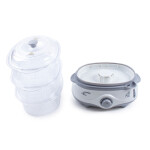 Пароварка Endever Vita-170 белый/серый