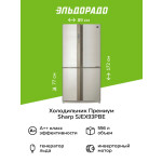 Холодильник Sharp SJEX93PBE