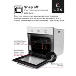 Встраиваемый электрический духовой шкаф Lex EDM 042 WH