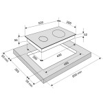 Встраиваемая индукционная варочная панель Krona REMO 30 BL