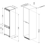 Встраиваемый холодильник Graude IKG 190.1