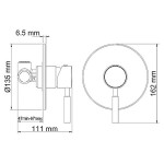 Смеситель для душа WasserKraft Main 4151 хром