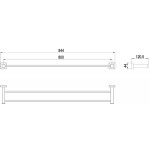 Полотенцедержатель Timo Selene 10056/00 chrome