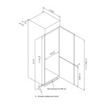Встраиваемый холодильник Korting KFS 17935 CFNF