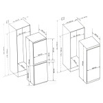 Встраиваемый холодильник Scandilux SBSBI524EZ