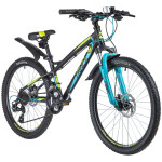 Велосипед Novatrack 24AHD.TORNADOHD.13BK20 черный