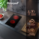Встраиваемая электрическая варочная панель Weissgauff HV 312 B