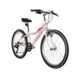 Велосипед Foxx 24 JASMINE белый, стальная рама