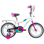 Велосипед Novatrack Candy 16" белый 165CANDY.WT23