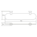 Полка стеклянная WasserKraft Donau K-9424