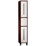 Шкаф-пенал Бриклаер Бали с корзиной венге