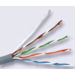 Кабель сетевой HQ UTP 4 пары cat5E (43648) серый