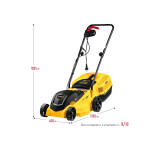 Газонокосилка электрическая STEHER LM-38-1700