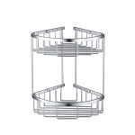 Полка двойная угловая Timo Nelson 150082/00 chrome