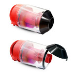 Пылесос Ginzzu VS422 черный/красный