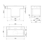 Встраиваемая вытяжка Smeg KSEG78PXE