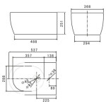 Биде подвесное SSWW NC4476