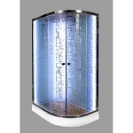 Душевая кабина Deto EM1512LNLED+GM
