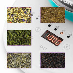 Чайник электрический Kitfort КТ-6130-3 белый/бирюзовый