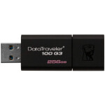 Флеш-диск Kingston DataTraveler 100 G3 (DT100G3/256GB) черный