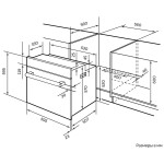 Встраиваемый электрический духовой шкаф Lex EDM 072 WH