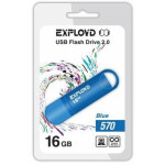 Флеш-накопитель Exployd 16GB-570-синий