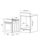 Встраиваемый электрический духовой шкаф Zugel ZOE601X