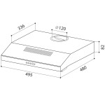 Вытяжка Lex S 500 White