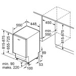 Встраиваемая посудомоечная машина Bosch SPV25CX01R