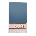 Зеркало-шкаф Бриклаер Карибы 60 дуб кантри/венге