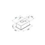 Встраиваемая вытяжка Maunfeld Crosby Singl 5028 черный