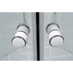 Душевая кабина Deto EM1512LGM+EL