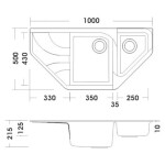 Кухонная мойка Smeg LSE102RA