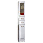 Шкаф-пенал Бриклаер Анна универсальный белый