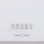 Каминная вытяжка Krona Helga 600 white PB