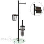 Стойка комбинированная настенная WasserKraft K-1246 темная бронза