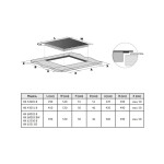 Встраиваемая электрическая варочная панель Korting HK 60003 B