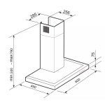 Каминная вытяжка Delonghi Sirocco