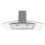 Каминная вытяжка Maunfeld Ancona Plus A 90 нержавеющая сталь/прозрачное с