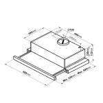Встраиваемая вытяжка Korting KHP 6617 GW
