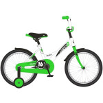 Велосипед Novatrack 143STRIKE.WTG20 белый/зеленый