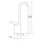 Смеситель для мойки Kuppersberg AMENO KG2614 SAND/BR